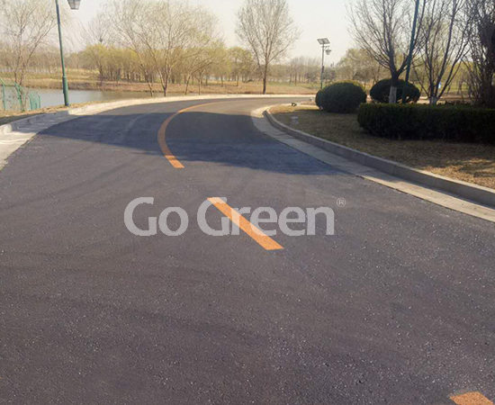 Licheng fog sealing layer used for the asphalt pavement renovation project of 5-star hotels